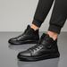 Martin Boots Men's Tooling Boots Medium Boots High Top Cotton Shoes Snow Boots Men's Leather Shoes Men's Shoes_vogvips.com