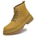 Wind Platorm Men's Boots Big Yellow Boots Short Boots Locomotive Boots Martin Boots_vogvips.com