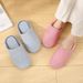 Machine Washable Soft Sole Japanese Style Home Wooden Floor Silent Indoor Slippers Spring Summer Men Women Cotton Slippers Home Comfort_vogvips.com