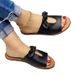 Korean Version Solid Color Bow Flat Casual Fashion For Women's Home Cool Slippers_vogvips.com