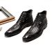 European Warm Series British Style Fashion Martin Mid-top Crocodile Pattern Embossed Lace-up Business Leather Men's Boots_vogvips.com
