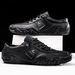New 2024 Fashion Handmade Leather Casual Men Shoes Design Fall Sneakers Man Loafers Breathable Soft Flat Shoes Driving Shoes_vogvips.com