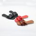 MS Women's Flat Slide Sandals - Breathable PU Leather Casual Slip-On Shoes With Anti-Slip Rubber Sole For Beach, Vacation & Daily Wear_vogvips.com