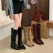 2025 New Autumn Long For Women With Hidden Wedge, Over-the-Knee Boots, Small Square Toe Fashion Riding Boots_vogvips.com