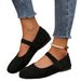 Classic Flat Ballet Flats For Women - Round Toe Mary Jane Shoes With Comfortable Low Heel For Casual & Dressy Outfits_vogvips.com