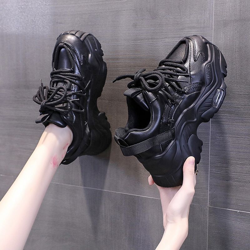 Large Size Dad For Women 41 To 43 Spring And Autumn New Style Super Feet Wide Fat Thick Bottom Hot Sports Shoes 42_vogvips.com