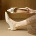 Sexy Stiletto High Heels 2026 Spring New French Fashion Mid-heel Pointed Soft Leather Slip-on Shallow Single Shoes_vogvips.com