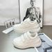 2025 Spring New Genuine Leather Age-Reducing Velcro Thick-Soled White Sneakers For Women Versatile Height-Increasing_vogvips.com