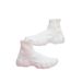 Cross-Border Couple Style Knitted Stretch Slip-On Sock Lightweight Thick-Soled Casual Shoes Fashion Versatile Short_vogvips.com