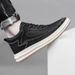 Men's Invisible Heightening Board Shoes Cow Two-layer Leather Casual Inner Heightening White Shoes Sports Shoes_vogvips.com