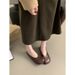 French-style Evening Breeze Shallow Single Shoes For Women, New Spring And Autumn Korean Retro Granny Shoes, Women's_vogvips.com