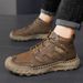 High-Top Large-Size Leather Breathable Loafers For Autumn And Winter, Casual Men's Leather Shoes, Trendy Goodyear-Welted_vogvips.com