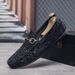 SHLIANG Fashion Men's Slip-On Flat Bottom Fashion Casual Shoes Breathable Comfortable Insole Large Size Loafers Durable Seams X0028_vogvips.com