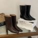 2026 Korean-Style Square-Toed 5Cm Height-Increasing Women's Ankle Boots, Versatile And Stylish Chelsea Boots_vogvips.com