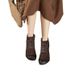 First Layer Cowhide Women's Retro Single Shoes British Style Summer Autumn New Thin Versatile Wear-resistant Closed Toe_vogvips.com