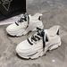 Low Top White For Women New Summer Trendy Versatile Thick Soled Women's Mesh Breathable Dad Shoes_vogvips.com