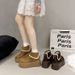 Matte Leather Martin Boots With Sponge Sole, Height Increasing Short Boots_vogvips.com