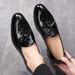 English Small Leather Shoes For Men Young People, Pointed Tassels, Bean Shoes, And Loafers_vogvips.com