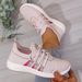 Women Breathable Knit Mesh Sneakers Elastic On Casual Walking Shoes Soft Non Slip Sole Ladies Daily Sport Trainers_vogvips.com