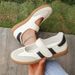 Women's Sports Shoes New Striped Shallow Mouth Soft Soled Loafers Comfortable Casual Shoes_vogvips.com