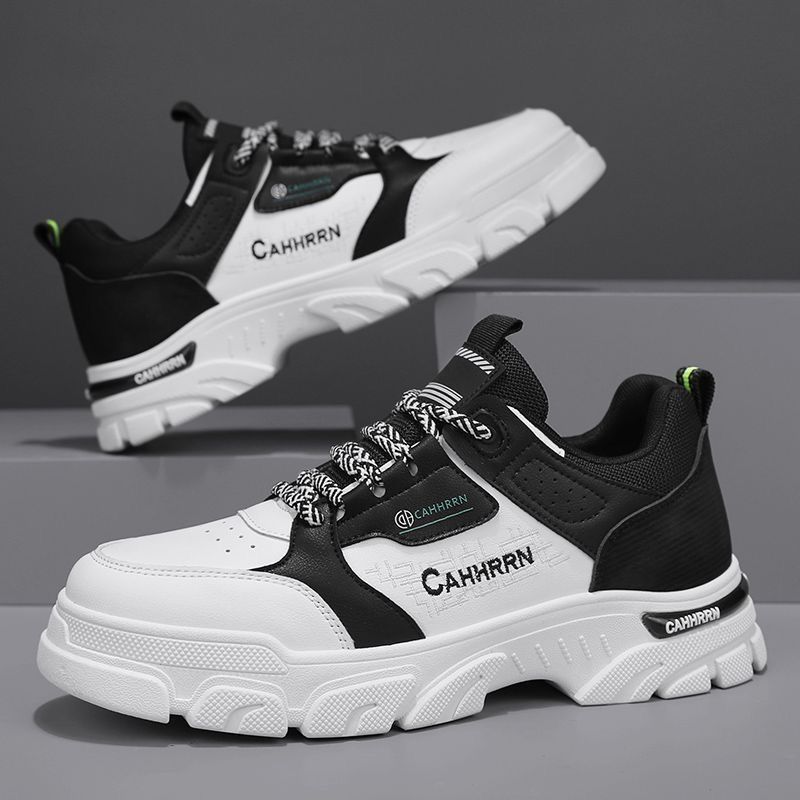 Men's Shoes Casual Sneakers With Cushioned Comfort - Lightweight Low-Top Walking Shoes - Breathable Mesh Lining & Durable Rubber Sole_vogvips.com