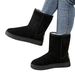 New Year's Edition Mid-Calf Plus-Size Fur-Integrated Winter Boots With Thicker Padding And Cozy Fleece For Casual Wear In Foreign Trade_vogvips.com