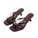 2026 New Summer Multi-Color Thong High-Heel Sandals Women, Square-Toe Stiletto Open-Toe Slippers For Women_vogvips.com