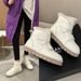 Women's Snow Winter 2023 New Fleece Lined Thickened Student Warm Short Boots Internet Celebrity Trend Thick Sole Height_vogvips.com