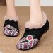 1178225343@qq.com Women's Winter New Shoes With Fleece Lining, Thickened Cross-Border Dropshipping, Embroidered Mom Casual Shoes, Slip-On_vogvips.com