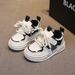 Children's 2026 Girls' Casual Sneakers Boys' Baby Sports Korean Style Fashionable White Shoes Non-Slip Low-Top_vogvips.com