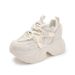 Platform Dad 2025 Spring New Breathable Versatile Casual Shoes For Petite Women With Hidden Height Increase_vogvips.com