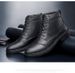 Large Size High-top Velvet Warm Personalized Leather Shoes_vogvips.com