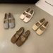 Flat Square-Toed Mary Jane Women's Shoes 2025 New Summer French Style Soft Sole Spring And Autumn Versatile Loafers_vogvips.com