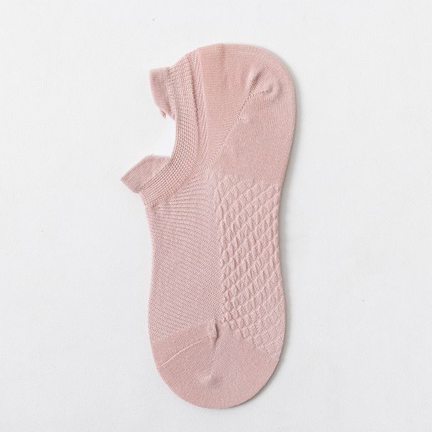 Women's Solid Color Cotton Socks Spring And Summer Antibacterial Deodorant Bare Ammonia Spring And Summer White Ladies Boneless Ankle Short Socks_vogvips.com
