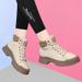 High-top Shoes For Women 2025 Autumn Winter New Soft Leather Versatile Martin Casual Fashion Sports Women's Boots_vogvips.com