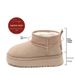 Augu Shiden Thick-Soled Snow Boots For Women 2025 New Winter Fleece-Lined Thickened Genuine Leather Northeast Waterproof_vogvips.com