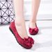 Old Beijing Cloth Shoes For Women, Single Shoes, Loafers, Black Work Shoes For Pregnant Women, Soft Sole, Non-Slip, Mom Shoes, Slip-On Lazy Shoes_vogvips.com