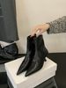 2025 New Autumn Winter Pointed Toe Thin Heel Suede Slim Shoes Versatile Short Boots For Women_vogvips.com