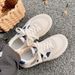 Spring And Autumn Versatile Casual 2025 New Niche Design German Training Wo's Shoes Korean Chic White Sneakers For_vogvips.com