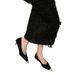 Kitten Pointed Leopard Print Fashionable Versatile High Heels, Women's 2025 New Summer Small Fragrance Style With Skirt_vogvips.com