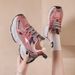 Showy Foot Little Dad Women's Fall New Small Thick Sole Lightweight Running And Casual Sports Shoes_vogvips.com