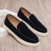 Suede Leather Men's Casual Fashion Comfortable Loafers Breathable Slip On Walking Footwear Platform Lightweight Work_vogvips.com