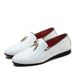Men's breathable shoes bright leather casual fashion loafers_vogvips.com
