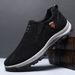 Euro Step 2025 Autumn New Men's Outdoor Hiking Warm Slip-On Casual Shoes Versatile Comfortable_vogvips.com