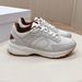2025 New Arrival Casual Tennis Shoes For Woman Mesh Round-Toe Thick Sole Lace-Up Sneakers Shoes Mix Colors Sewing Walk S_vogvips.com