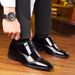 New British Business Dress Leather 8CM Invisible Inner Height Shoes Lace Up Fashion Lightweight Men's Singles_vogvips.com