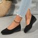 Plus Size Women's Casual Slip-On Loafers With Soft Sole Round Toe Comfortable Low Heel Flats For Everyday Wear Single Shoes For Women._vogvips.com