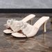 New Cross-border Stiletto Fish-mouth For Women, 2025 Summer New European And American High-heeled Shoes, Large Size Bow_vogvips.com