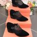 Spring New Fashionable Mesh Boots With Casual Thick Heels And Pointed Mesh, Bright Diamond Flower Stickers, Versatile_vogvips.com