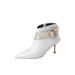 Martin Short For Women Winter Versatile Side Zipper Women's Shoes 2023 New High Heel Pointed Toe Slim Fashion Boots_vogvips.com